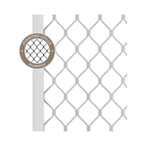 Detailed image of a SecuraMesh™ screen door.